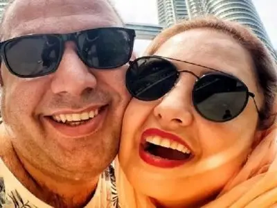  ابراز علاقه ی ناب و خاص علی اوجی به همسرش (نرگس محمدی) / عشق فقط عشق علی اوجس