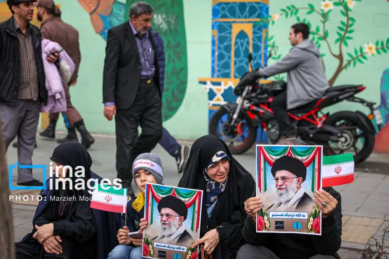 حضور مردم ایران در راهپیماتیی 22 بهمن 1404