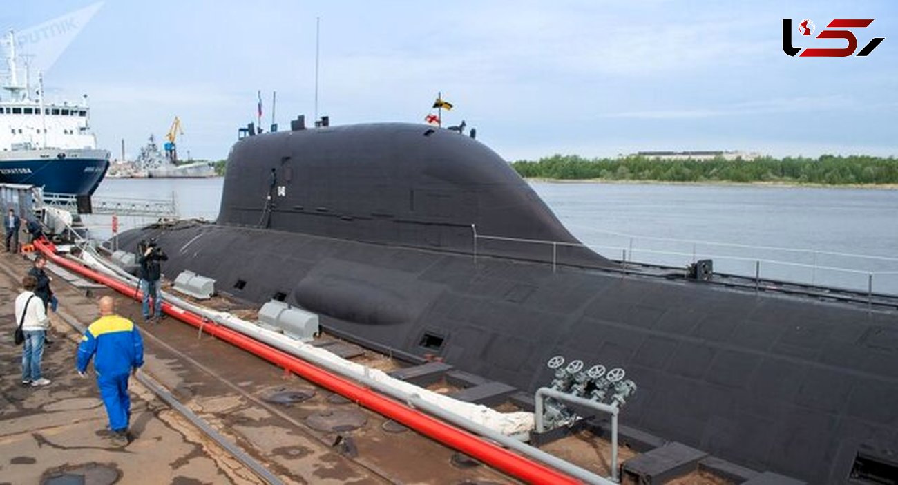 به آب انداختن زیردریایی هسته‌ای نظامی جدید روسیه