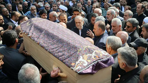 تشییع پیکر «ناصر قفلی» با حضور رییس جمهور