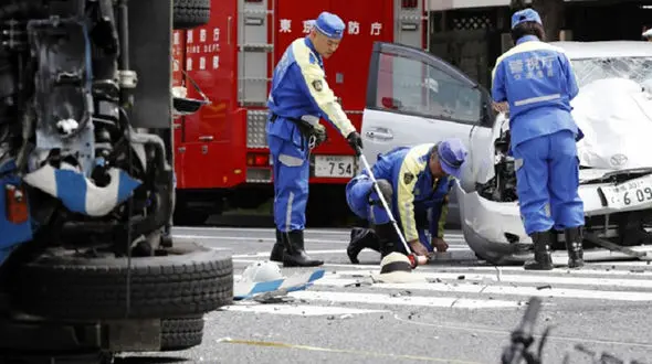 حمله خودرویی به عابران در ژاپن 2 کشته و 8 زخمی برجا گذاشت