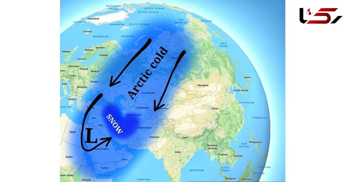 موج سرمای قطبی و برف‌های تاریخی در راه ایران؛ بارش تا ۲ متر در ارتفاعات زاگرس و البرز