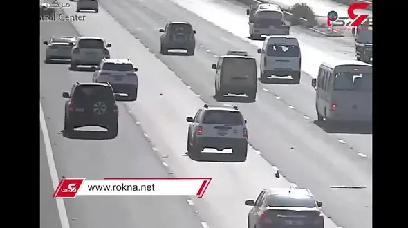 فیلم اتفاق عجیب در وسط بزرگراه