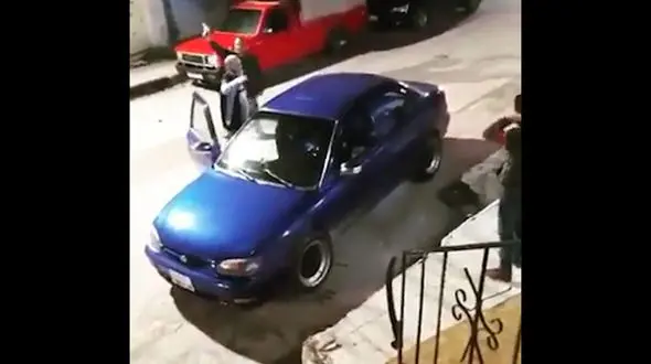 فیلم لحظه اصابت گلوله به سر مرد آزاد شده از زندان / اردن