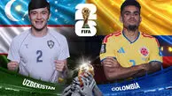 فیلم خلاصه بازی و گل های ازبکستان 1 - کلمبیا 3