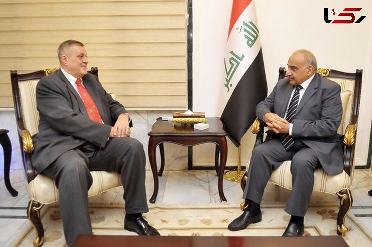 دیدار نماینده سازمان ملل در عراق با عادل عبدالمهدی