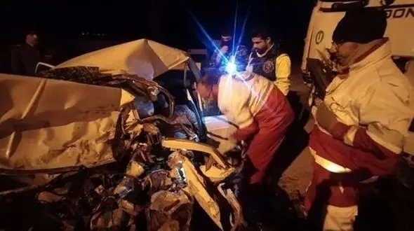 مرگ خانواده 6 نفره در تصادف با تریلی / در چابهار رخ داد!