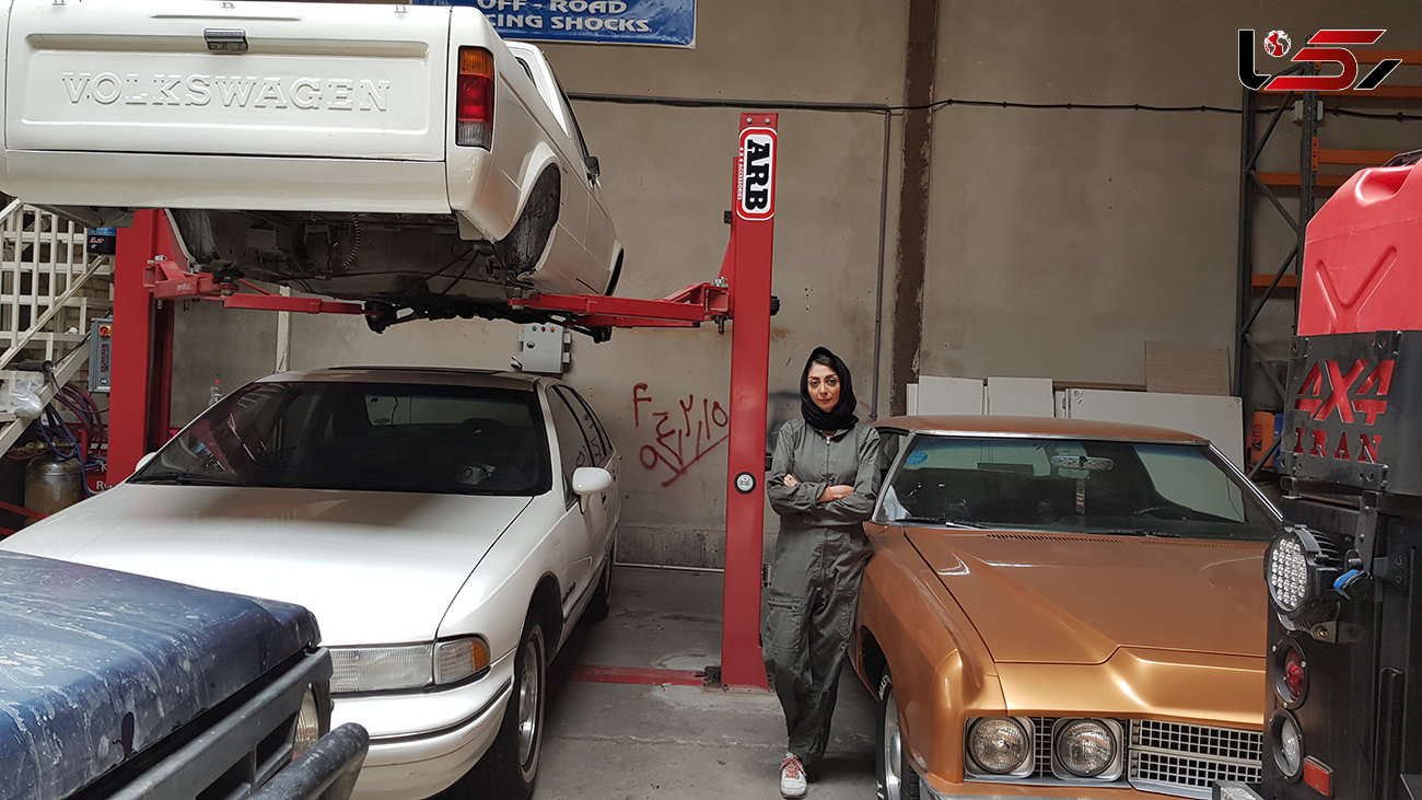 گفتگو با "سحر " ، دختر مکانیک ماشین های سنگین در شهریار + فیلم 