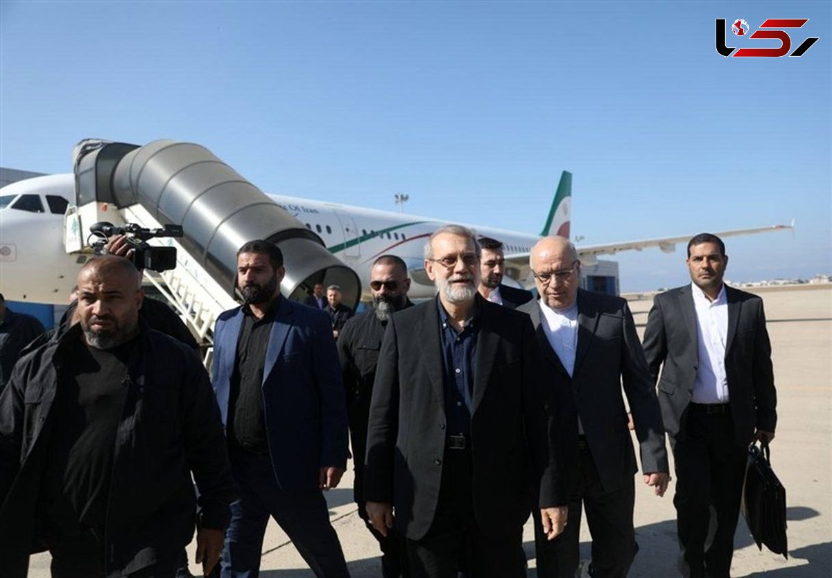 لاریجانی در بدو ورود به بیروت: رژیم صهیونیستی به هیچ کشوری رحم نمی‌کند