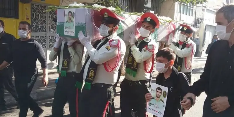 تشییع پیکر «شهید کرمپور» مأمور فداکار کلانتری قلهک