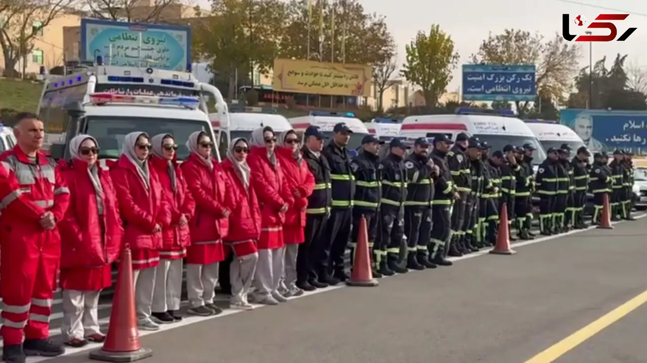 فیلم / گزارش خبرنگار رکنا از رزمایش زمستانه پلیس راهور
