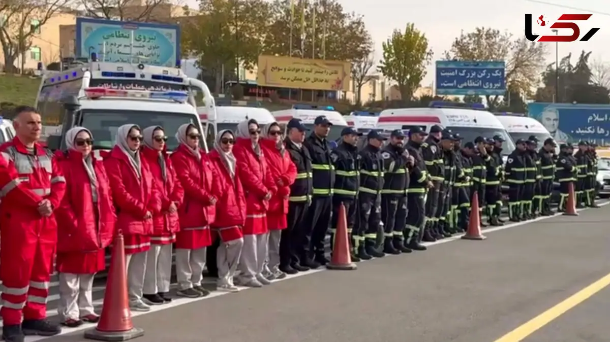 فیلم / گزارش خبرنگار رکنا از رزمایش زمستانه پلیس راهور