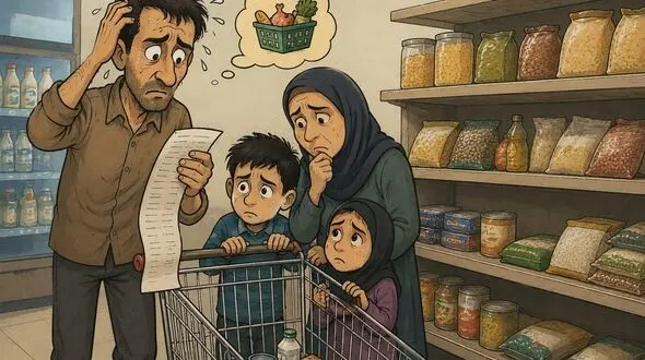 تورم سه‌ رقمی برای کم‌ درآمدها / پشت عدد ترسناک ۱۰۰؛ خانواده‌هایی هستند که مجبور شدند کمتر بخورند، کمتر بخرند، کمتر زندگی کنند