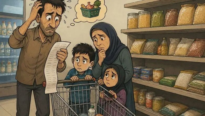 تورم سه‌ رقمی برای کم‌ درآمدها / پشت عدد ترسناک ۱۰۰؛ خانواده‌هایی هستند که مجبور شدند کمتر بخورند، کمتر بخرند، کمتر زندگی کنند