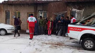 امدادرسانی به 8 خانوار قاینی گرفتار در برف