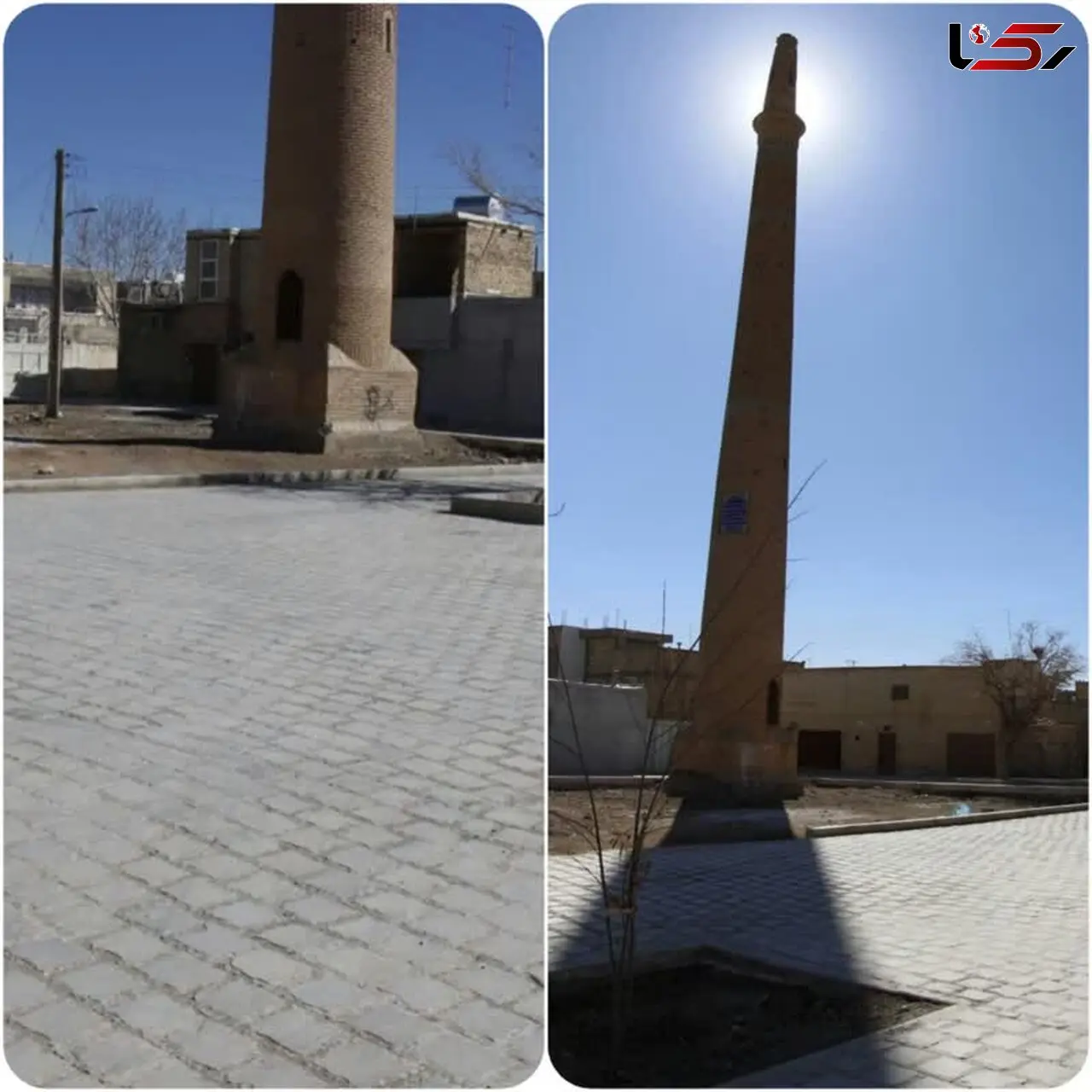 ​۲هزار متر مربع از محوطه اطراف منار تاریخی راران ساماندهی شد