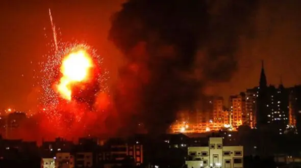 شهادت نوزاد ۱۴ ماهه فلسطینی در حملات رژیم‌صهیونیستی+فیلم