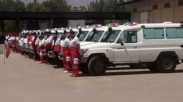 تخصیص ۱۸ آمبولانس امدادی جدید به هلال احمر اصفهان