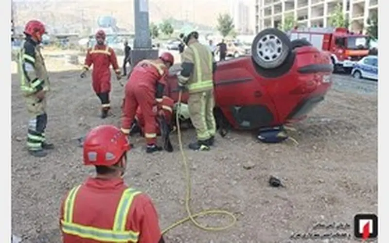 حادثه هولناک برای دو دختر پژو سوار