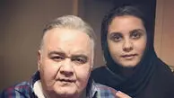 حرف های سوزناک دختر یکی یکدانه اکبر عبدی بین بازیگران و شرکت کنندگان در مراسم تشییع جنازه