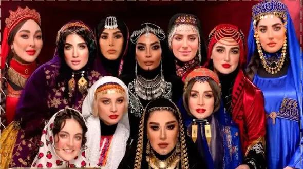فیلم آواز باشکوه نام جاوید وطن توسط خانم بازیگران ایرانی