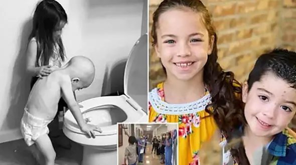 عکس کودک سرطانی اشک همه را درآورد! + جزییات تلخ