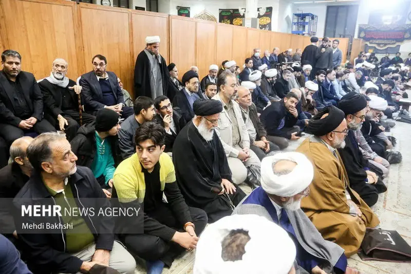 مراسم ختم پسر حجت‌الاسلام کاظم صدیقی در قم