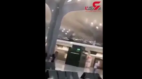 لحظاتی آتش‌سوزی در ایستگاه قطار «الحرمین» جده+فیلم