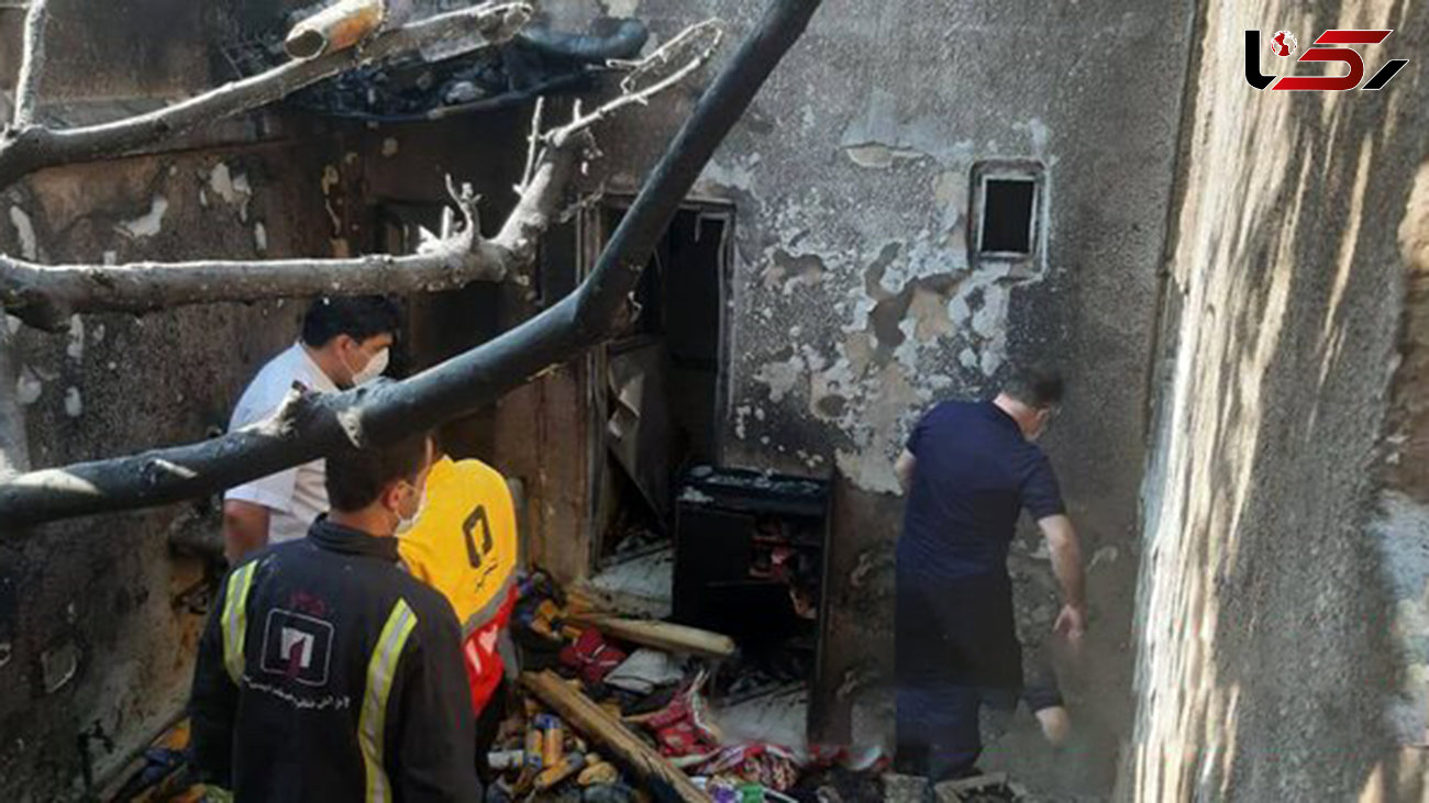 آتش سوزی منزل مسکونی در تبریز ۳ مصدوم بر جای گذاشت