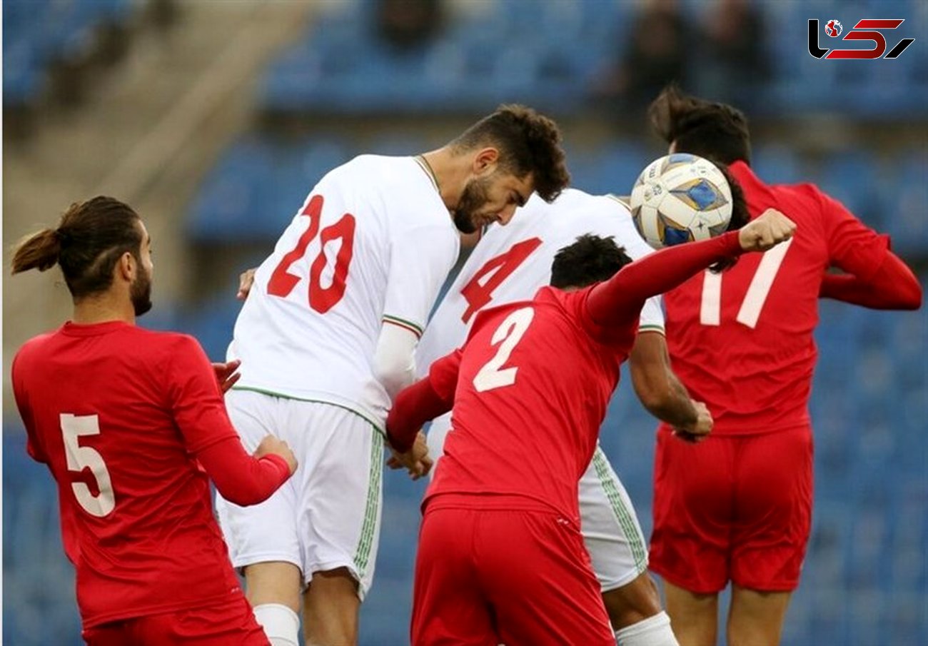 تساوی تیم امید در نیمه نخست مقابل قطر