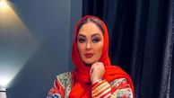 تیپ شیک و اسپرت پدر «الهام حمیدی» در خانه زیبای دخترش