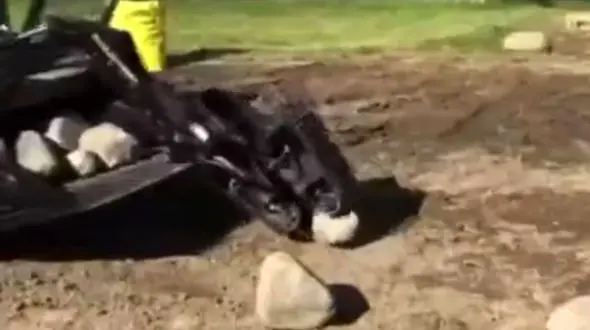 این ماشین جاروی سنگ هاست + فیلم