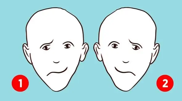 تست : کدام صورتک شاد است؟ / نیمکره مغز خود را تست کنید !