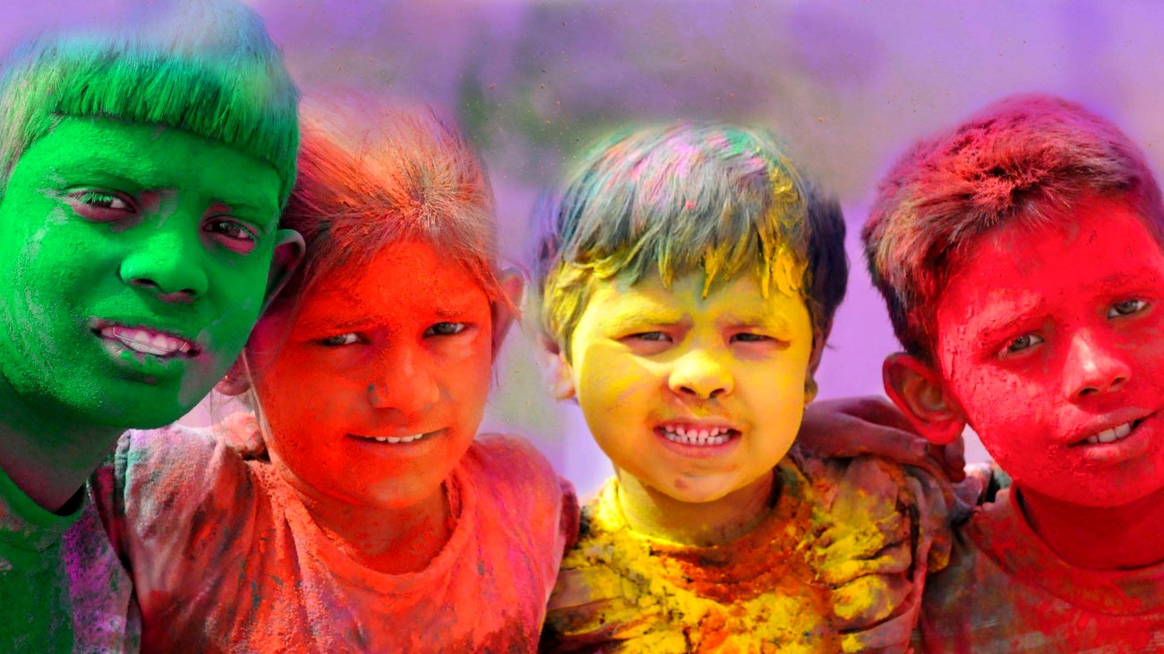 جشنواره رنگ هولی در هندوستان