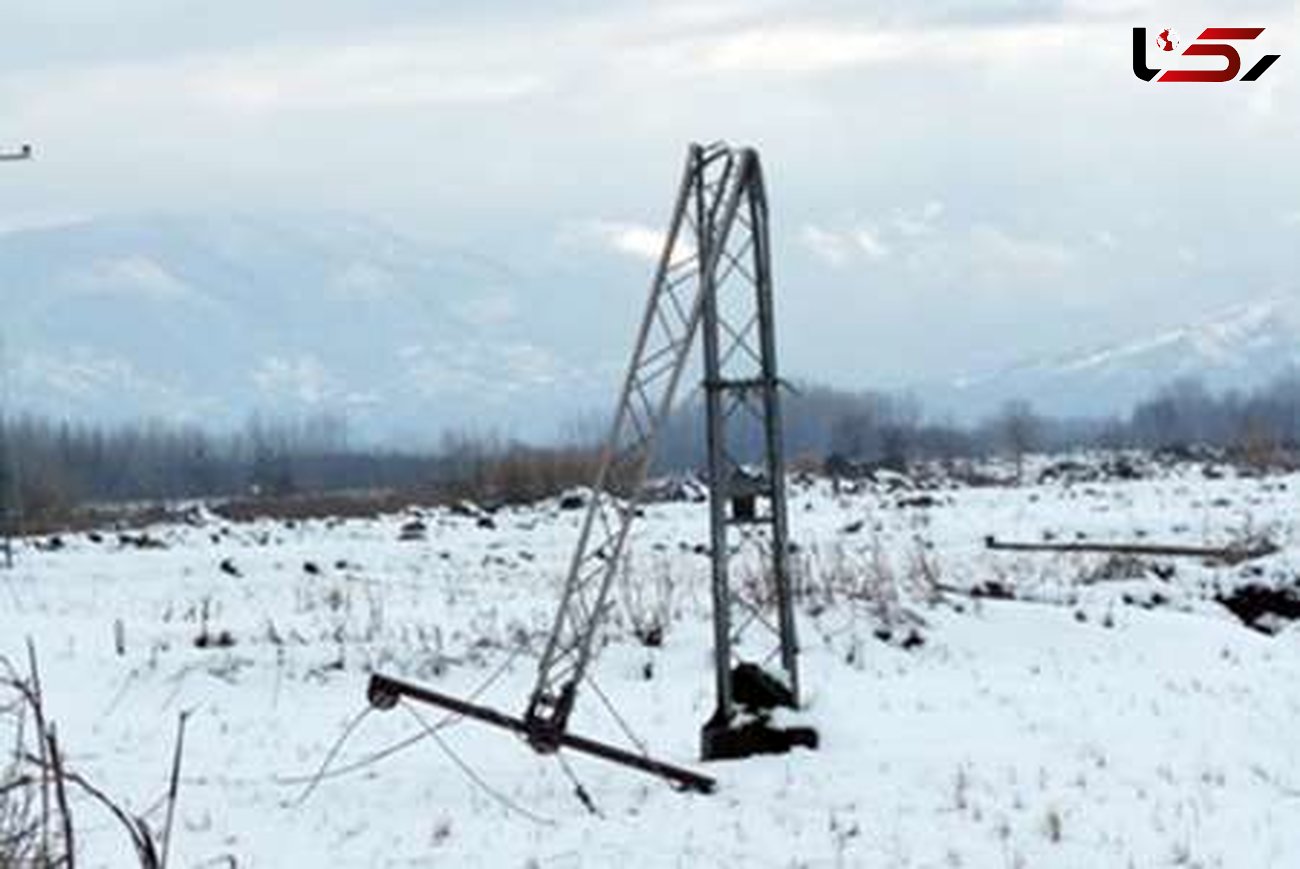 بارش برف برق ۱۰۳ روستای کردستان را قطع کرد