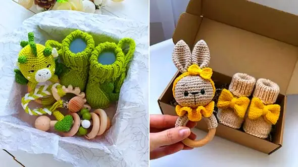 پک سیسمونی نوزادی؛ 15 ایده کادو برای دختر و پسر