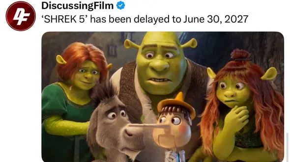 خبر بد برای طرفداران انیمیشن شرک؛ تا سال 2027 باید صبر کنید!