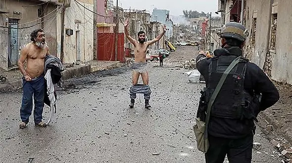 تصویری که می بینید در مناطق غرب موصل گرفته شده