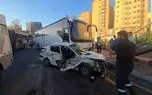 فیلم / فاجعه تصادف در اشرفی اصفهانی / اتوبوس 12 خودرو را در هم کوبید + عکس