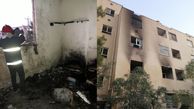2 مصدوم در اثر حریق در مجتمع مسکونی شهر بهارستان 