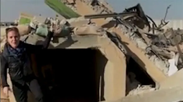  اولین فیلم از لحظه برخورد موشک‌های ایران در پایگاه امریکا / عمق تخریب را ببینید !