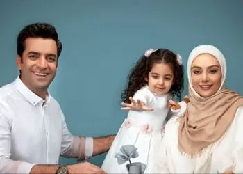  سلفی منوچهر هادی با یکتا ناصر و دخترش سوفیا به همراه سایر بازیگران و عوامل سریال دلدادگان قبل از طلاق!