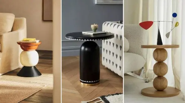 میز کنار مبلی فانتزی: 21 انتخاب شیک و جذاب برای دکوراسیون شما