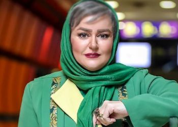 حجاب زیبای نعیمه نظام دوست در لباس عروس ساده و پوشیده با دسته گل ژیپسوفیلا / ایشالله خوشبختی خانم بازیگر به زودی!