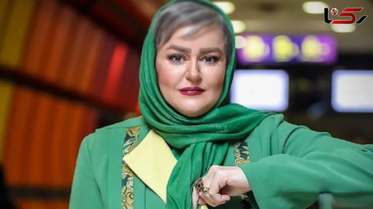 حجاب زیبای نعیمه نظام دوست در لباس عروس ساده و پوشیده با دسته گل ژیپسوفیلا / ایشالله خوشبختی خانم بازیگر به زودی!