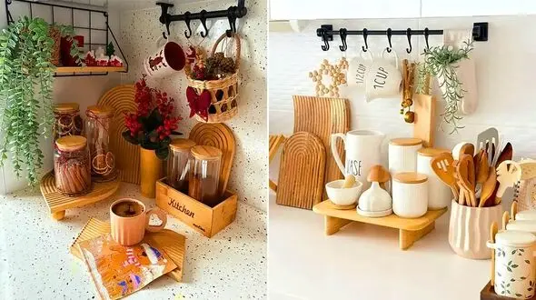 چیدمان کنار گاز: 15 ایده ساده و شیک برای آشپزخانه شما