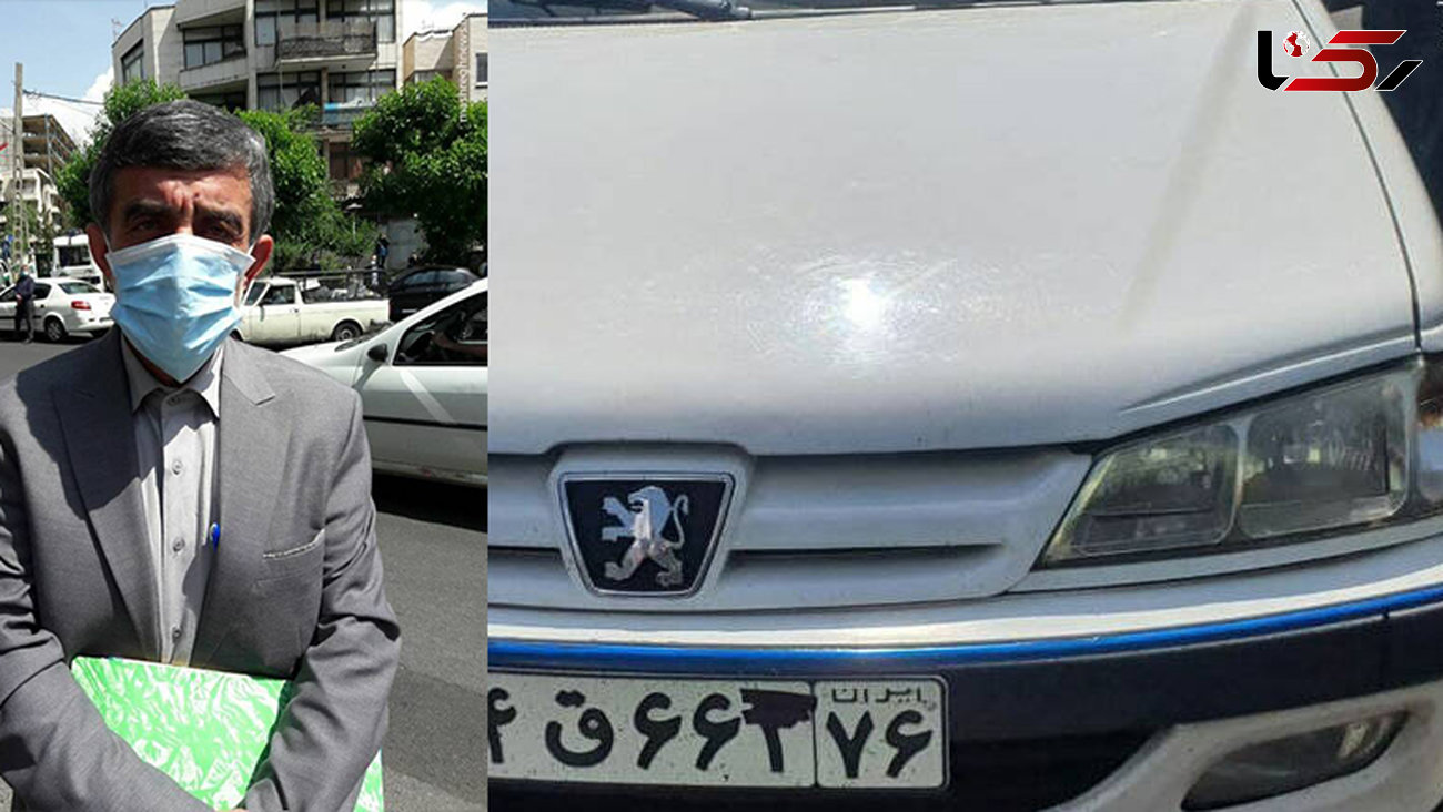 کاندیدای ریاست جمهوری 1400با پلاک مخدوش به وزارت کشور رفت ! +عکس