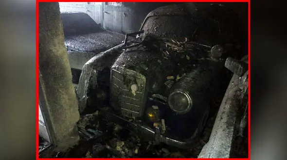 مرگ مرد ۵۰ ساله در میان 9 خودروی کلاسیک در امین آباد +عکس