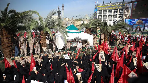 گزارش مراسم وداع با شهید حججی + عکس و فیلم