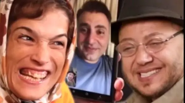 فیلم/ سوپرایز فاطمه حمامی توسط مازیار لرستانی و علیرضا طلیسچی/ ای جونم قربون اون ذوق توی چشمات